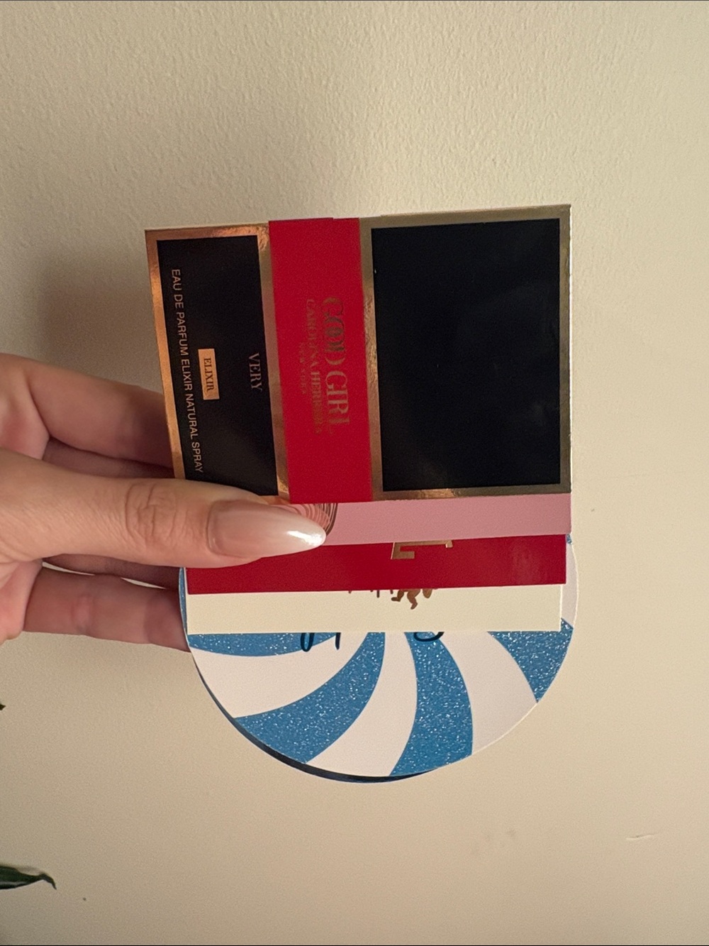 Very Good Girl Perfume with Pink and Blue Accents